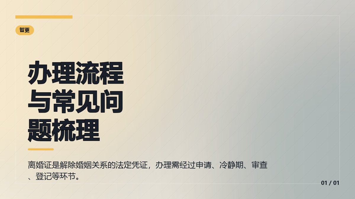 离婚证:办理流程与常见问题梳理