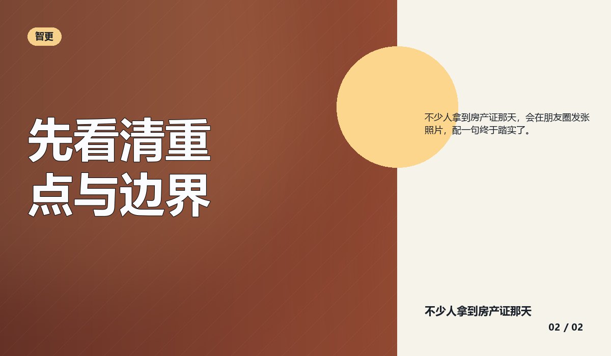 房产证:先看清重点与边界