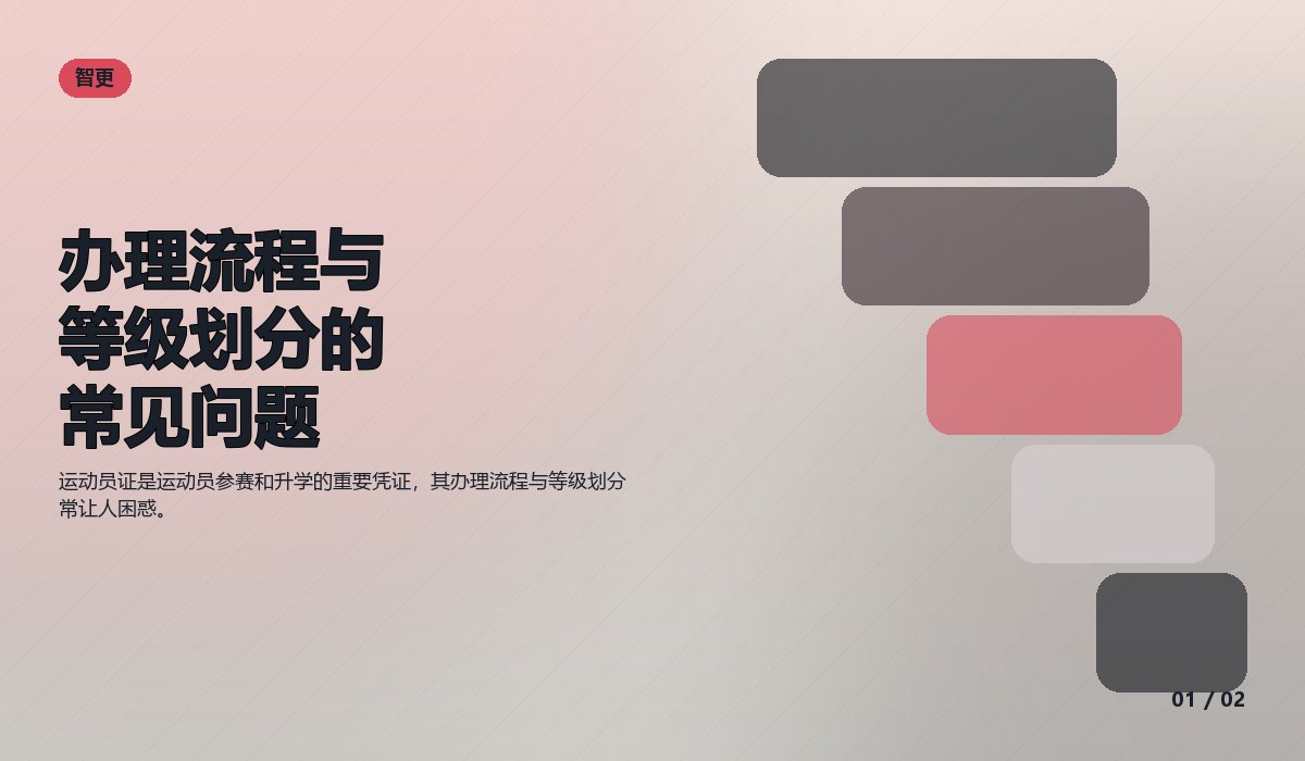 运动员证:办理流程与等级划分的常见问题