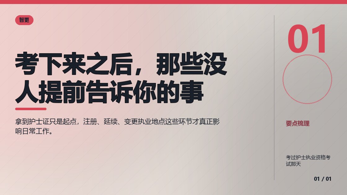 护士证:考下来之后,那些没人提前告诉你的事